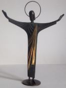 Hagenauer Bronze c1930s 'Christ the Redeemer' SUPERB ICONIC VINTAGE (1 of 2)