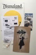 Banksy- Six WSM Dismaland Bemusement Park Souvenirs including 'NOLA' found Banksy ‘free art’ 201...
