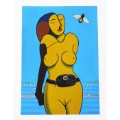 Moneypenny Art, 21st century, Limited edition colour print, Buzzing Time from the Kardassio Colle...