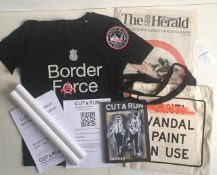 Banksy (b.1974) Authorised ‘CUT & RUN - 25 Years Card labour’, Exhibition, Glasgow GOMA 2023, Ist...