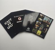 BANKSY(b.1974-) 3 Self Published Books 1st Edition 2001 to 04 & Banksy's CRUDE Oils POSTCARD SET