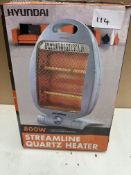 Hyundai Streamline Quartz Heater. RRP £30 - Grade U
