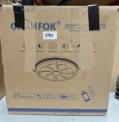 Chanfok Smart Ceiling Fan. RRP £160 - Grade U