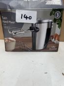 Morrisons Home Turin Hand Mixer. RRP £25 - Grade U