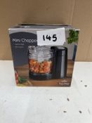 Morrisons Home Mini Chopper. RRP £25 - Grade U