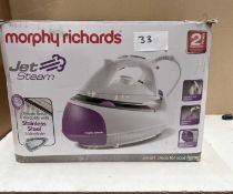 Morphy Richards Jet Steam Iron. RRP £100 - Grade U
