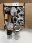 10x Salt and Pepper Shakers and 1x Grinder. RRP £30 - Grade U
