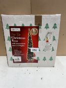 The Christmas Workshop Pop Up Christmas Tree With Decorations and Led Lights. RRP £60 - Grade U