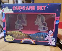 11 x Boxes of Unicorn Mini Cupcake Sets