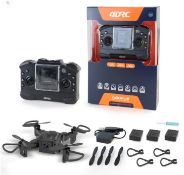 4DRC V2 Mini Foldable Drone Entry-Level Controls Gift For Children