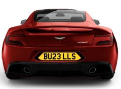 *BU23 LLS* Cherished Registration Number On Retention Certificate - Michael Jordan BULLS 23