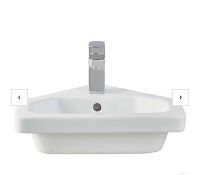 Brand New Boxed Bathstore Falcon Corner Basin RRP £90 **No Vat**