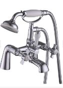 Brand New Boxed Bathstore Bensham 1895 Bath Shower Mixer - Chrome RRP £165 **No VAT**