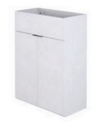 Brand New Boxed Bathstore MyPlan 600mm Semi Inset Basin Unit - Arctic White RRP £135 **No VAT**