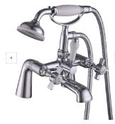 Brand New Boxed Bathstore Bensham 1895 Bath Shower Mixer - Chrome RRP £165 **No VAT**