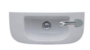 Brand New Boxed Bathstore C23 VIA SLENDER 1TH (ON RIGHT) BASIN RRP £30 **No Vat**