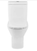 Brand New Bathstore Falcon Rimless Back To Wall Close Coupled Toilet Pan RRP £120 **No VAT**