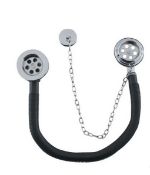 Brand New Boxed Bathstore Bath Waste with Plug and Chain - Chrome RRP £12 **No VAT**