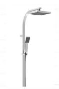 Brand New Boxed Blade Fixed Shower Handset And Riser Rail Kit RRP £66.99 **No Vat**