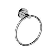Brand New Boxed Bathstore Aero Towel Ring - Chrome RRP £24 **No Vat**