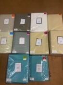Bundle 1 - 10 x Pairs of Loom & Last Luxury Cotton Curtains Assorted Sizes **No VAT**