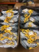 Bundle 21 - 11 x Pairs of Natural Loom & Last Luxury Handmade Linen Curtains Assorted Sizes *No V...