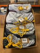 Bundle 13 - 4 x Pairs of Natural Loom & Last Luxury Handmade Linen Curtains Assorted Sizes *No VA...