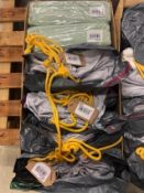 Bundle 8 - 6 x Pairs of Natural Loom & Last Luxury Handmade Linen Curtains Assorted Sizes **No VA...