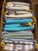 Bundle 16 - 5 x Pairs of Natural Loom & Last Luxury Handmade Linen Curtains Assorted Sizes *No VA...