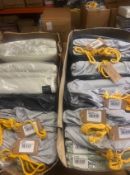 Bundle 24 - 12 x Pairs of Natural Loom & Last Luxury Handmade Linen Curtains Assorted Sizes *No V...