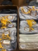 Bundle 27 -8 x Pairs of Natural Loom & Last Luxury Handmade Linen Curtains Assorted Sizes *No VAT...