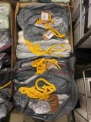 Bundle 9 - 6 x Pairs of Natural Loom & Last Luxury Handmade Linen Curtains Assorted Sizes **No VA...