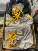 Bundle 7 - 3 x Pairs of White Loom & Last Luxury Handmade Linen Curtains Assorted Sizes **No VAT*...