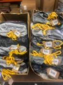 Bundle 25 - 10 x Pairs of Natural Loom & Last Luxury Handmade Linen Curtains Assorted Sizes *No V...