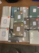 Bundle 33 -10 x Pairs of Loom & Last Luxury Handmade Curtains Assorted Sizes *No VAT*