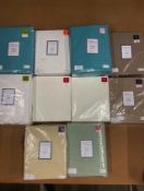 Bundle 2 - 10 x Pairs of Loom & Last Luxury Cotton Curtains Assorted Sizes **No VAT**