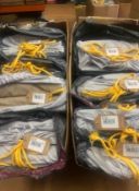 Bundle 20 - 8 x Pairs of Natural Loom & Last Luxury Handmade Linen Curtains Assorted Sizes *No VA...