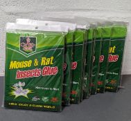 10x Super Sticky Mouse Rodent Glue Traps Board Household Pest Mice Control Products Strength Lot#...