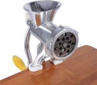 Aluminium Alloy Manual Meat Grinder Sausage Beef Mincer Mixer Table Kitchen Lot #765 1/r-c2