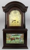 Vintage Hunting Hermle Mantel Clock