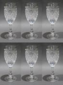 Set of 6 Tudor Crystal