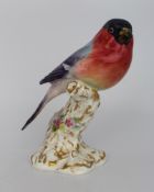Royal Worcester Bullfinch 2662 Birds on Stumps A/F