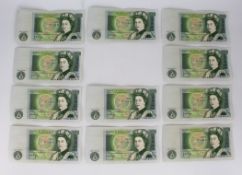 £1 Bank Notes C Series Consecutive Runs