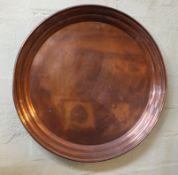 Antique 19th c. Copper Charger