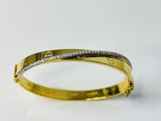 Cartier love Bracelet with Natural Diamonds Restored to new comes in a presentation box