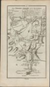 Ireland Antique 1777 Map Glenarm Newry Acton Scarva Armagh Etc.