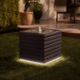 LED RIBBED CUBE WATER FEATURE. RRP £299.99 EACH INDOOR/OUTDOOR - Image 1 of 2