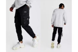 5 X BRAND NEW BOOHOO SHELL BUCKLE JOGGERS VARIOUS SIZES RRP £30 EACH