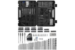 NEW BOXED DRILL BIT SET, 199PCS COMBINATION DRILL BIT SETS INCLUDES HSS TWIST DRILL
