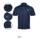 Mens breathable Under Armour polo shirt Navy Size M - Image 3 of 3